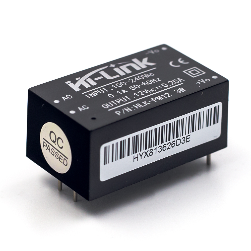 Преобразователь напряжения HLK-PM12 AC-DC 220-12в